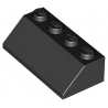LEGO® Slope Brique inclinée 45 2x4 (3037 Noir)