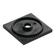LEGO® Plateau tournant 4x4 base carrée (61485 Noir)