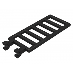 LEGO® Echelle avec 2 clips 7x3 (6020 Noir)