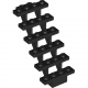 LEGO® Stairs 7x4x6 Straight Open (30134 Black)