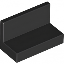 LEGO® Panneau 1x2x1 (4865 Noir)
