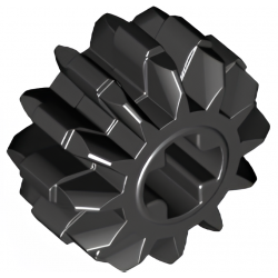 LEGO® Technic Gear 12 Tooth Double Bevel (32270 Black)