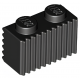 LEGO® Brique Modifiée Grille 1x2 (2877 Noir)