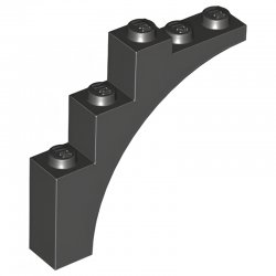 LEGO® Arche 1x5x4 (2339 Noir)