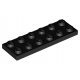 LEGO® Plate 2x6 (3795 Black)