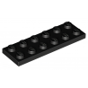 LEGO® Plate 2x6 (3795 Black)
