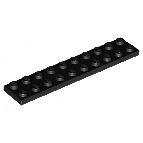 LEGO® Plate 2x10 (3832 Black)