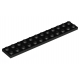 LEGO® Plaque 2x12 (2445 Noir)