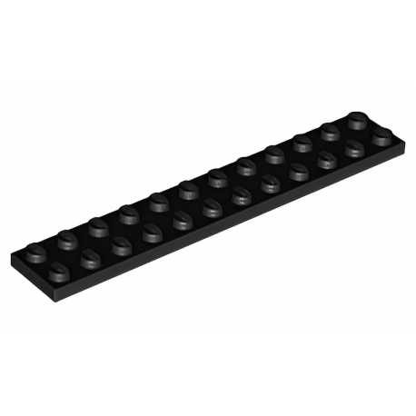 LEGO® Plate 2x12 (2445 Black)
