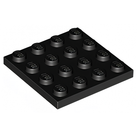 LEGO® Plaque 4x4 (3031 Noir)