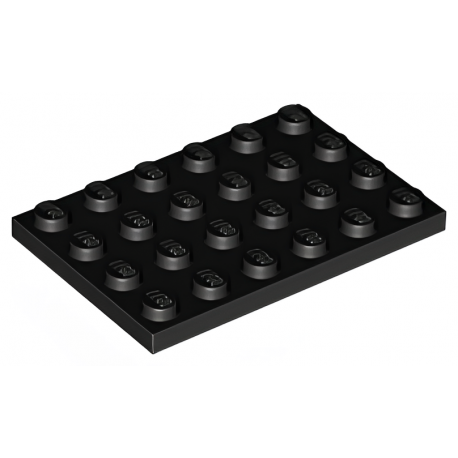 LEGO® Plaque 4x6 (3032 Noir)