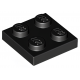 LEGO® Plaque 2x2 (3022 Noir)