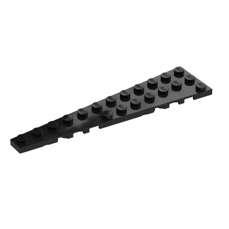 LEGO® Wedge Plate 12x3 Left (47397 Black)