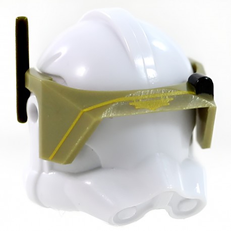 Clone Army Customs - Detail Doom Print Olive Visor