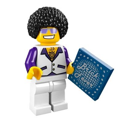 LEGO Collectable Mini Figure Series 2 Disco Dude 8684-13 COL029 R1101 LEGO Collectable Mini Figure Series 2 Disco Dude 8684-13 COL029 R1101