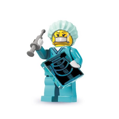 LEGO Minifig Serie 6 - 8827 - la femme chirurgien