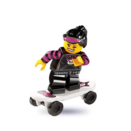 LEGO Minifig Serie 6 - 8827 - la skateuse