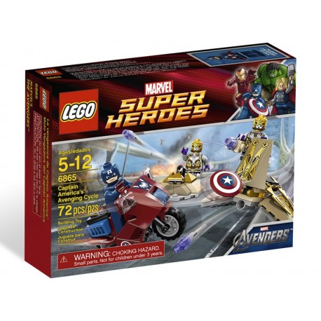 Lego Marvel - The Avengers﻿ 6865 - Captain America's Avenging Cycle﻿