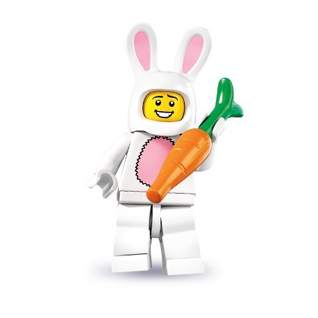 LEGO Minifig Serie 7 - 8831 - l'homme en costume de lapin