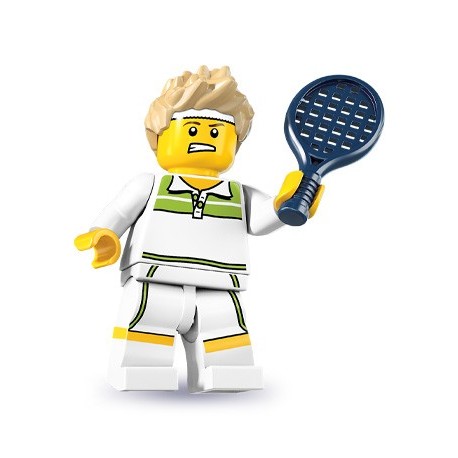 LEGO Minifig Serie 7 - 8831 - le champion de tennis