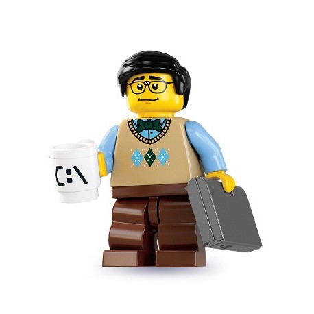 LEGO Minifig Serie 7 - 8831 - le programmateur informatique