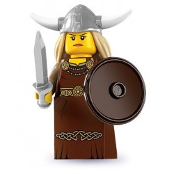LEGO Minifig Serie 7 - 8831 - la femme Viking (La Petite Brique)