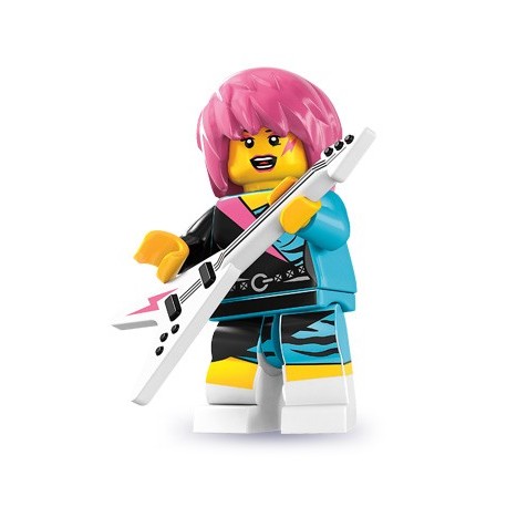 LEGO Minifig Serie 7 - 8831 - la rockeuse (La Petite Brique)