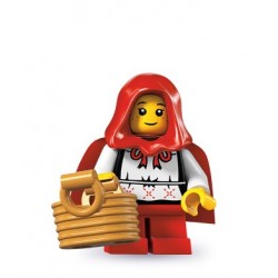 LEGO Minifig Serie 7 - 8831 - la visteuse de Mère-Grand, Petit Chaperon Rouge (La Petite Brique)