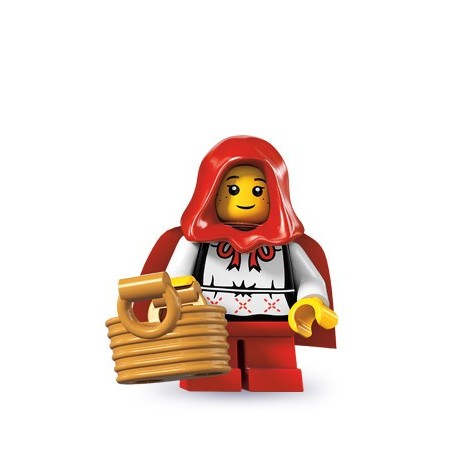 LEGO Minifig Serie 7 - 8831 - la visteuse de Mère-Grand, Petit Chaperon Rouge (La Petite Brique)