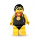 LEGO Minifig Serie 7 - 8831 - la championne de natation (La Petite Brique)