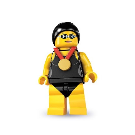 LEGO Minifig Serie 7 - 8831 - la championne de natation (La Petite Brique)