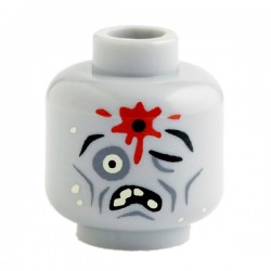 Lego Custom CITIZEN BRICK Tête Zombie Mort (La Petite Brique)