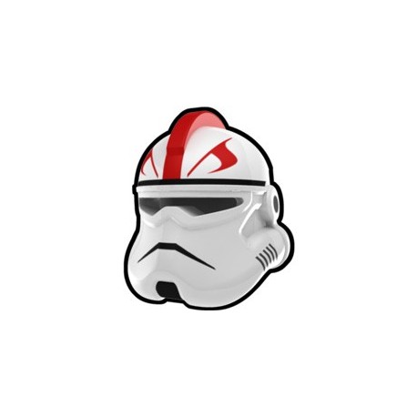 Lego Custom Arealight White Captain Fordo Helmet (La Petite Brique)