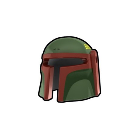 Lego Custom Arealight Sand Green Mando Boba Helmet (La Petite Brique)