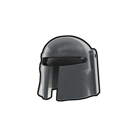 Silver Mando Helmet