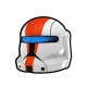 Lego Custom Arealight White Commando Boss Helmet (La Petite Brique)