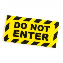 Do Not Enter - Tile, 4x2