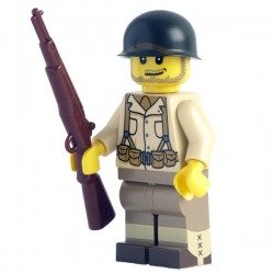 Lego Custom CITIZEN BRICK Minifig Ranger de l'armée Américaine (Seconde Guerre mondiale) (La Petite Brique)