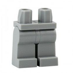 Lego Accessoires Minifig Jambes - gris clair (La Petite Brique)