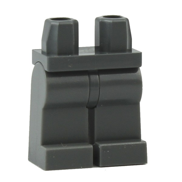 Lego New Dark Bluish Gray Minifigure Short Legs Non Movable D479 