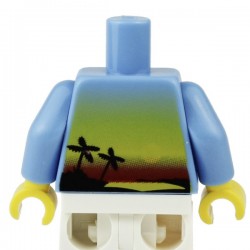 Lego Accessoires Minifig Torse chemise hawaïenne (La Petite Brique)