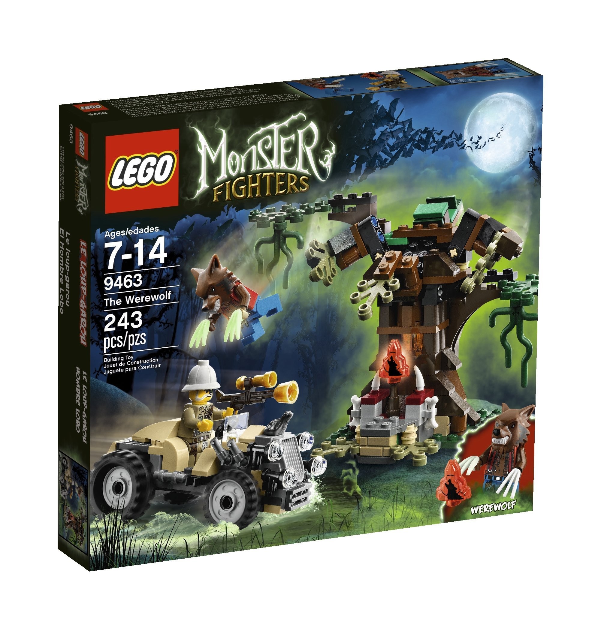 Lego Monster Fighters 9463 Le Loup Garou La Petite Brique