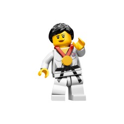LEGO Minifig 8089 - la femme Judoka J.O. Londres 2012 (La Petite Brique) Team GB Olympics
