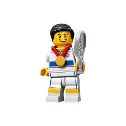 LEGO Minifig 8089 - le Tennisman J.O. Londres 2012 (La Petite Brique) Team GB Olympics