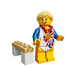 LEGO Minifig 8089 - la gymnaste J.O. Londres 2012 (La Petite Brique) Team GB Olympics