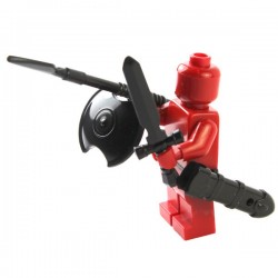Lego Si-Dan Toys Spartiate : lance (noir) (La Petite Brique)
