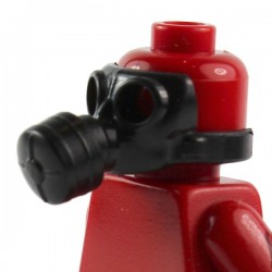 Lego Si-Dan Toys Masque à gaz v1 (noir) (La Petite Brique)