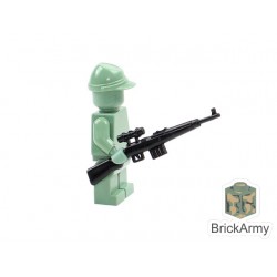 Lego Custom Minifig BRICK ARMY Gewehr-43 semi-automatic rifle (La Petite Brique)