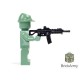 Lego Custom Minifig BRICK ARMY Advanced Assault Rifle "AAR" (La Petite Brique)