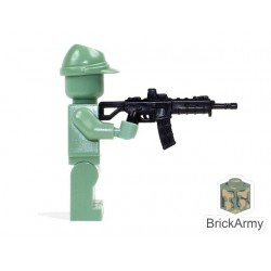 Lego Custom Minifig BRICK ARMY Advanced Assault Rifle "AAR" (La Petite Brique)